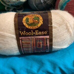 Lion Brand Wool-Ease Yarn - White